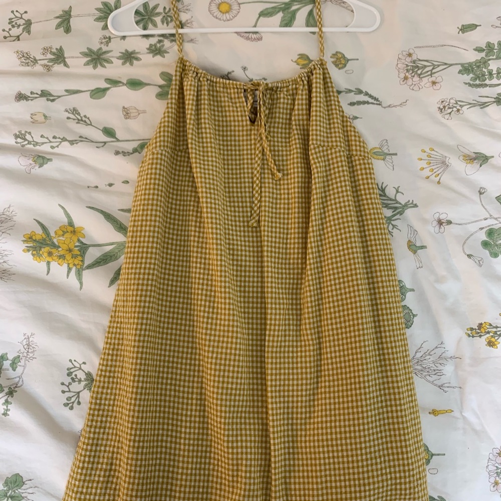 Urban Outfitters Tie Front Gingham Dress